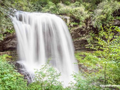 Walk Behind A Waterfall At Dry Falls, NC