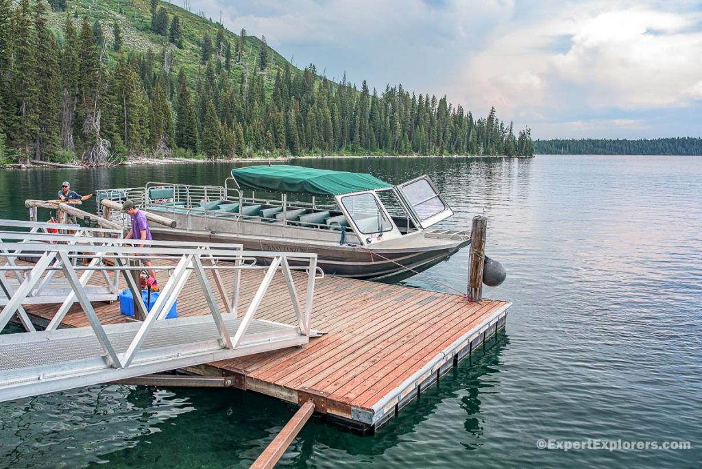 Inspiration Point shuttle boat, Jenny Lake, Grand Teton, Wyoming