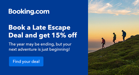 Booking.com - Book a Late Escape Deal and get 15% off